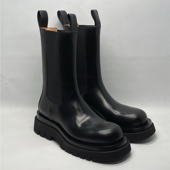 Bottega Veneta Lug Sole Leather Boots size 38 - Picture 3 of 16